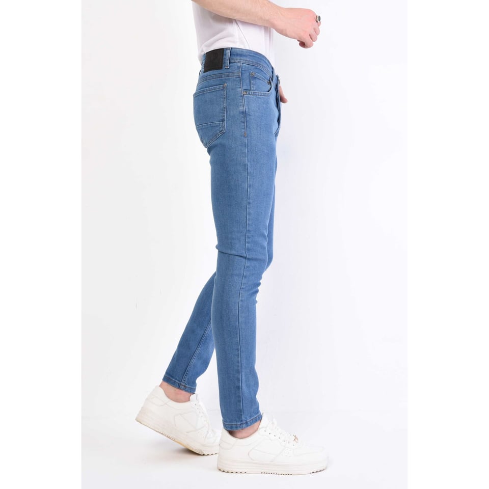 Heren Slim Fit Klassieke Spijkerbroek - DP/S-55 NW - Blauw