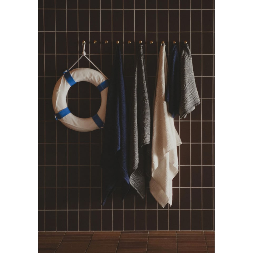 Kuohu Badlaken, Linnen-Tencel-Katoen, Wit-Naturel