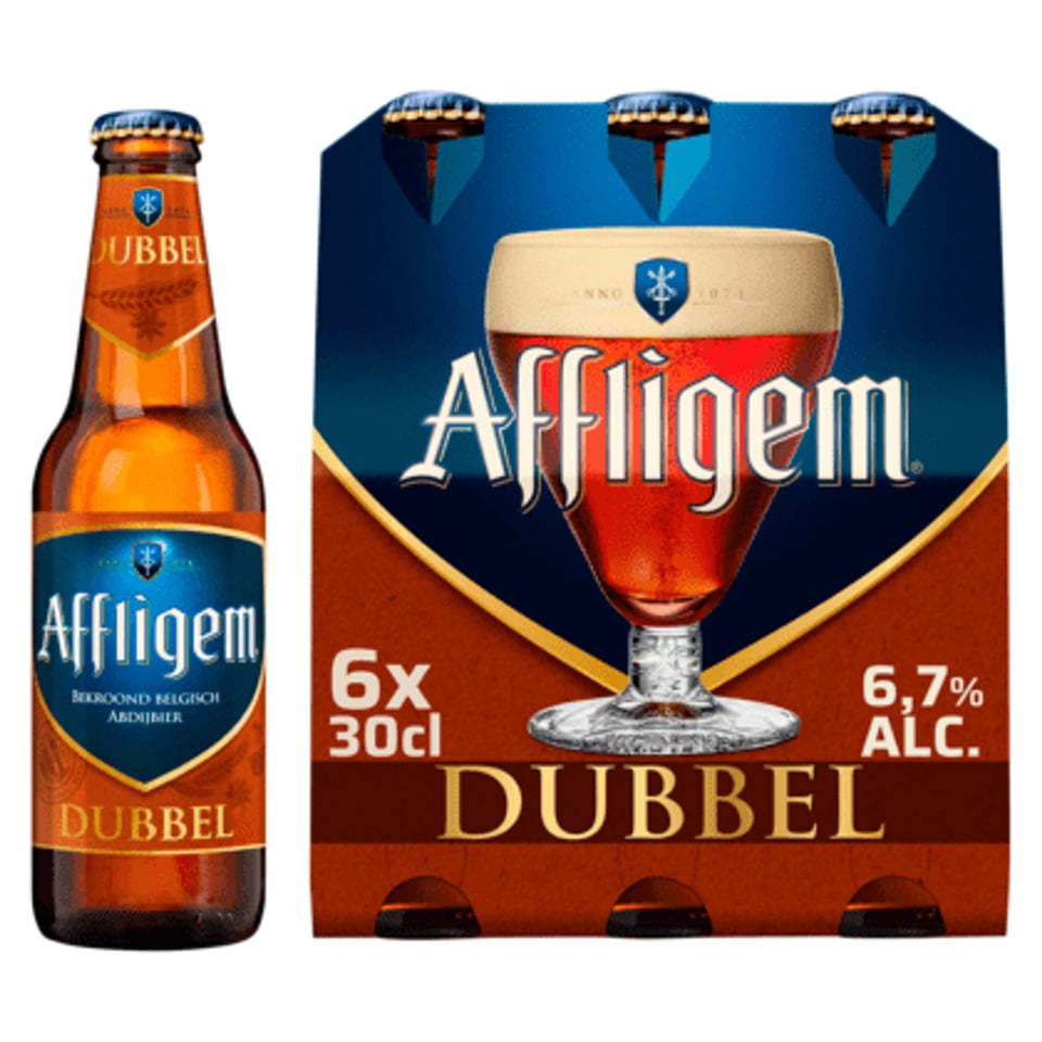 Affligem Dubbel Bier Fles 6x30cl