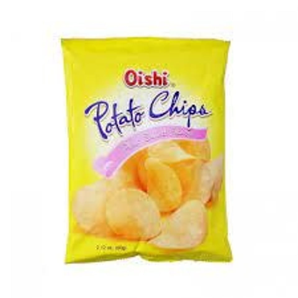 Oishi Natural Potato Plain Salted Flavor 60g