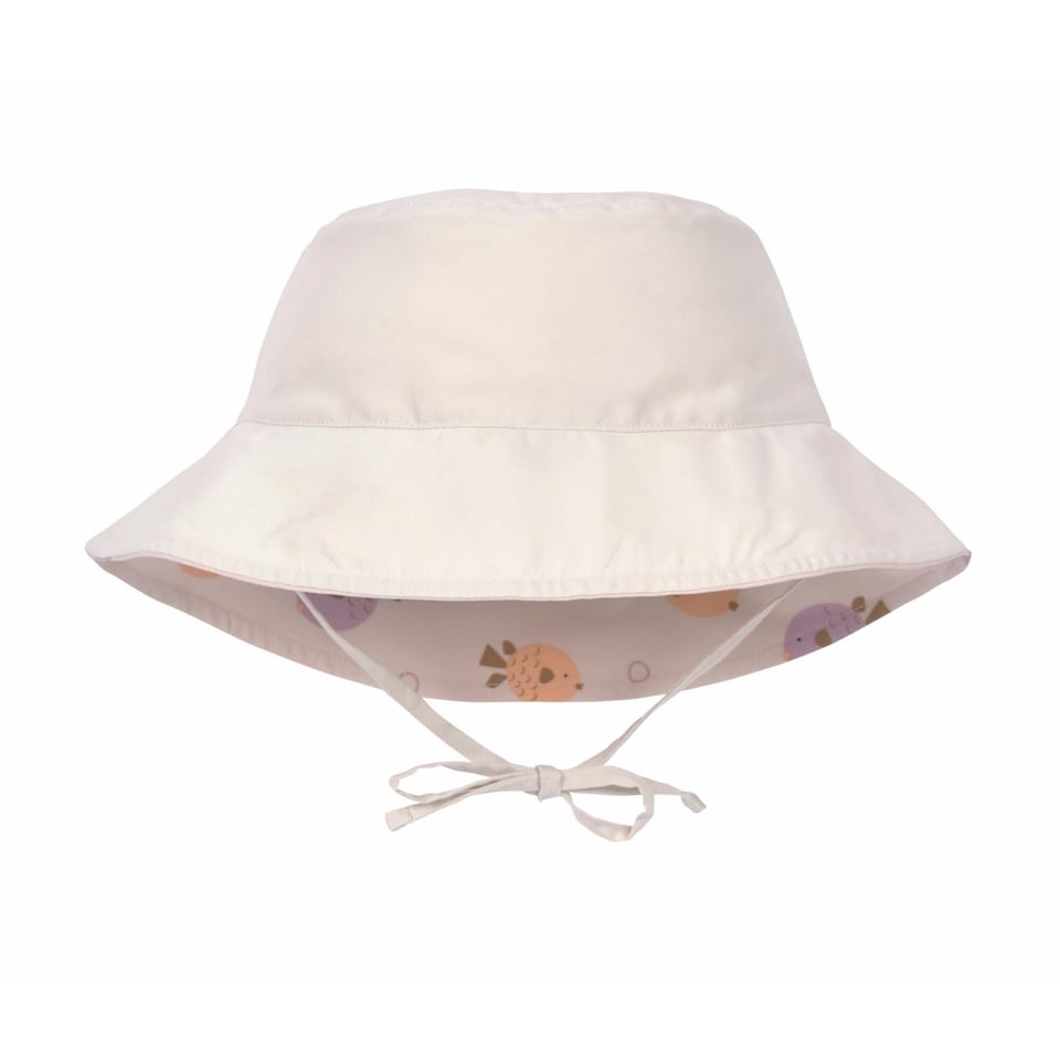 LSF Sun Protection Bucket Hat - Fish Light Pink