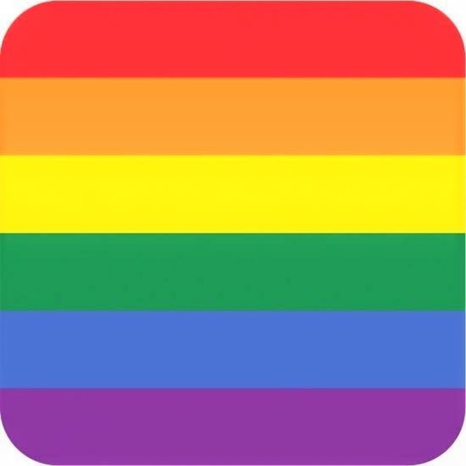 Coaster - Rainbow Colors - Regenboogvlag