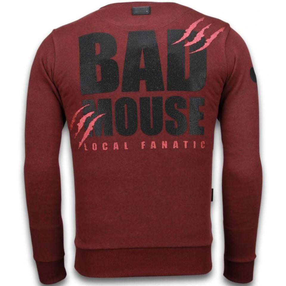 Bad Mouse - Rhinestone Sweater - Bordeaux