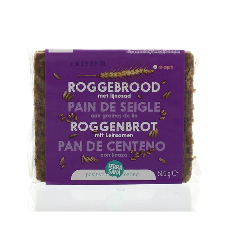 Roggebrood Met Lijnzaad