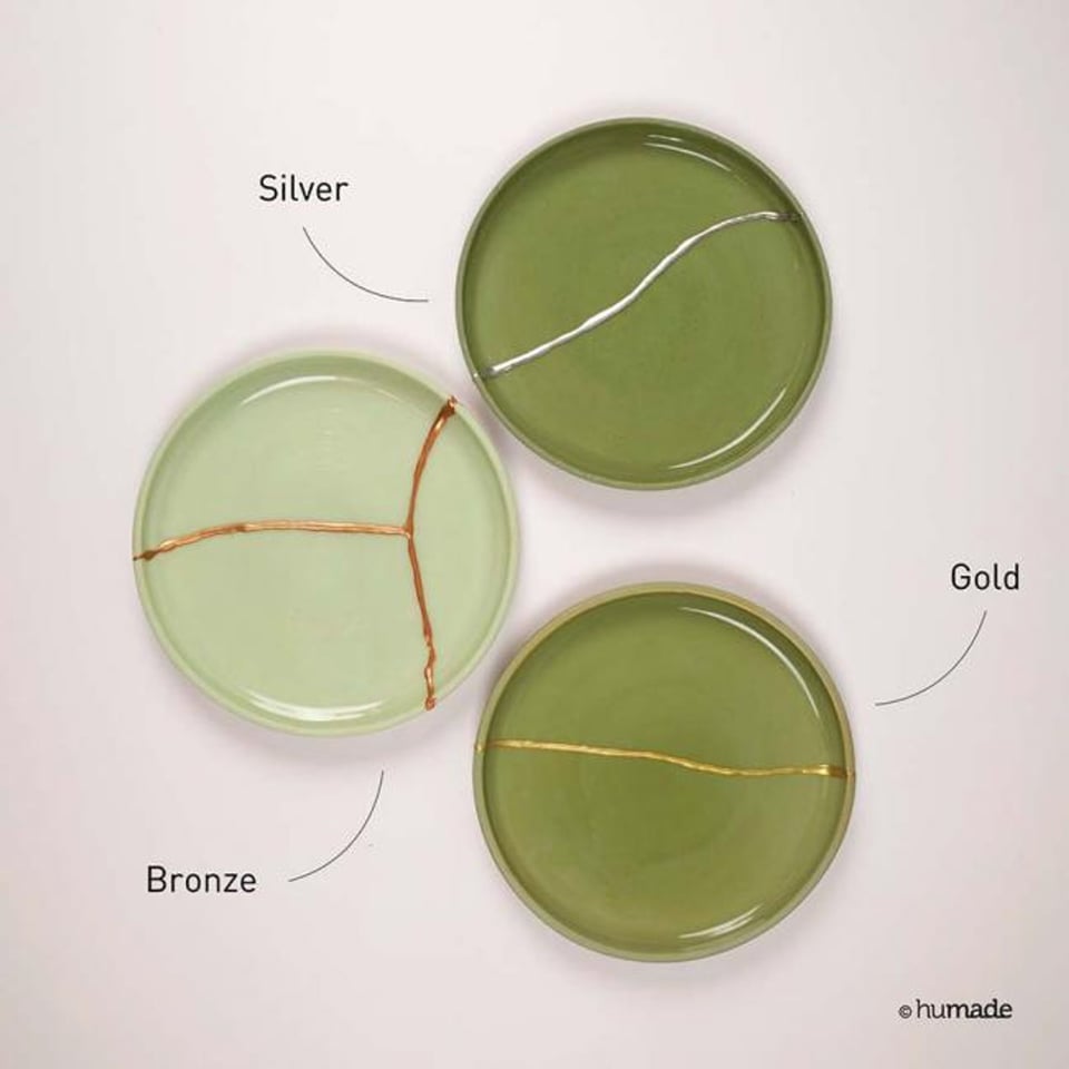 Humade Kintsugi Doe-Het-Zelf Reparatie Kit Zilver