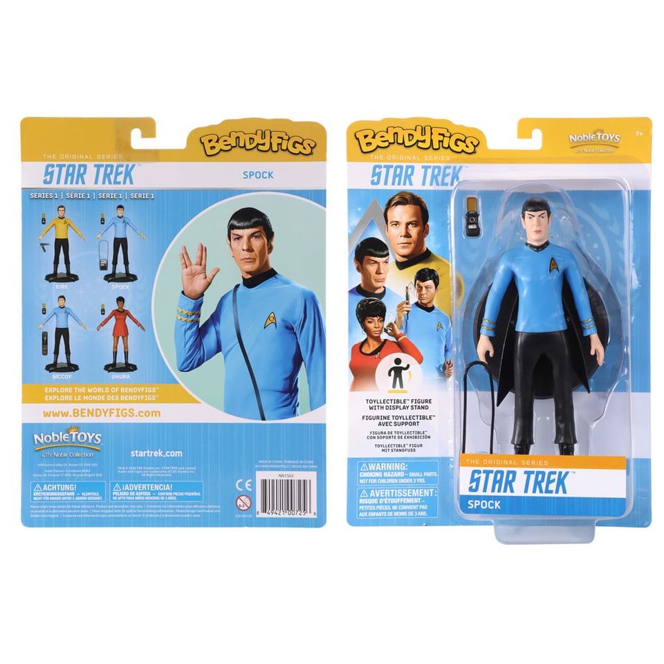 Bendyfigs Star Trek The Original Series - Spock