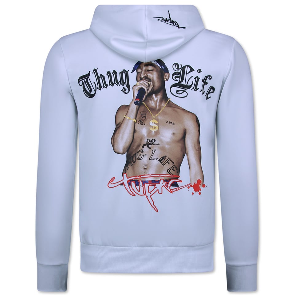 2Pac Joggingpak Heren - Tupac Trainingspakken Heren - Huispak Heren Volwassenen - 3390 - Wit