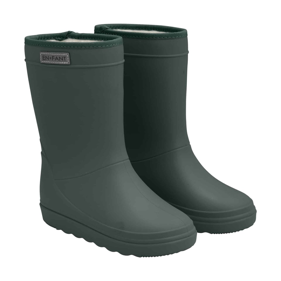 Enfant Thermo Boots Solid Green Gables