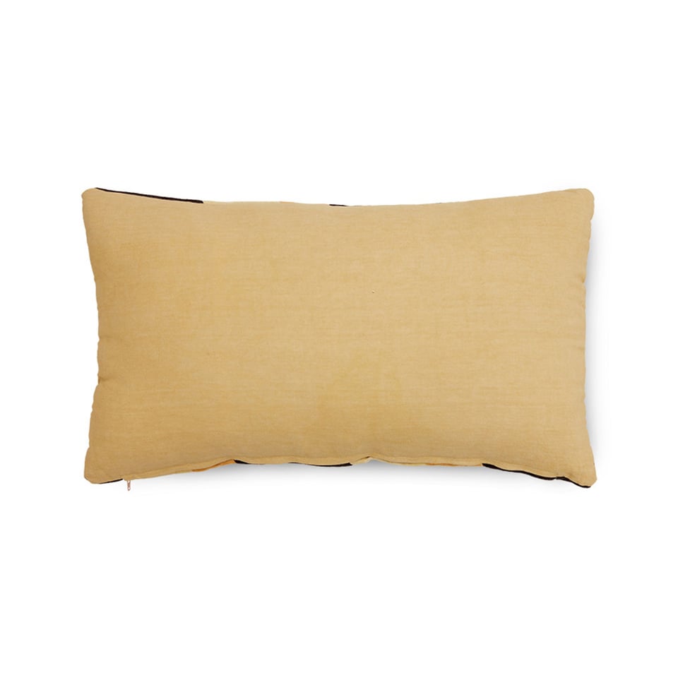 HKliving Gestreepte Velvet Kussen Fame 60x35cm