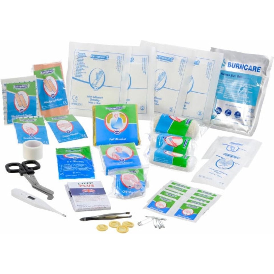 Care Plus EHBO Set - First Aid Kit Waterproof - Ehbo Kit Bevat 72 Items!