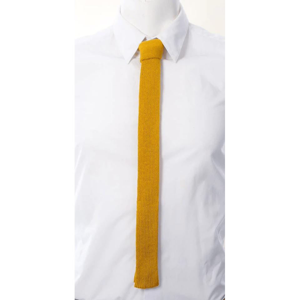 Skinny Tie: Mustard Yellow