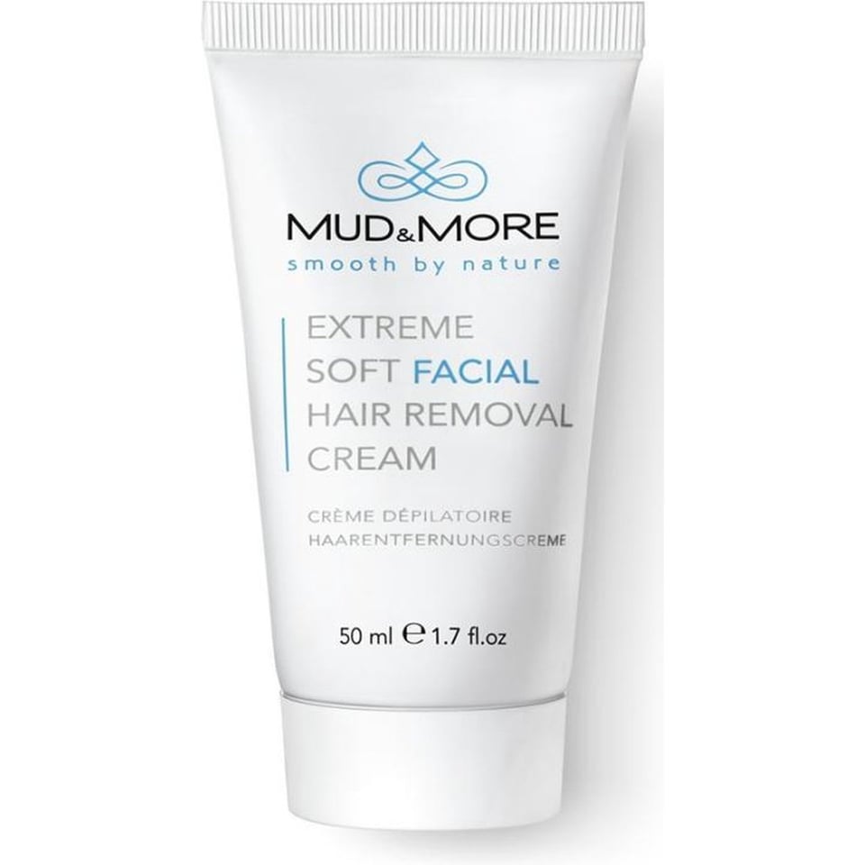 Mud & More Extreme Soft Facial Hair Removal Cream Ontharingscrème 50 Ml