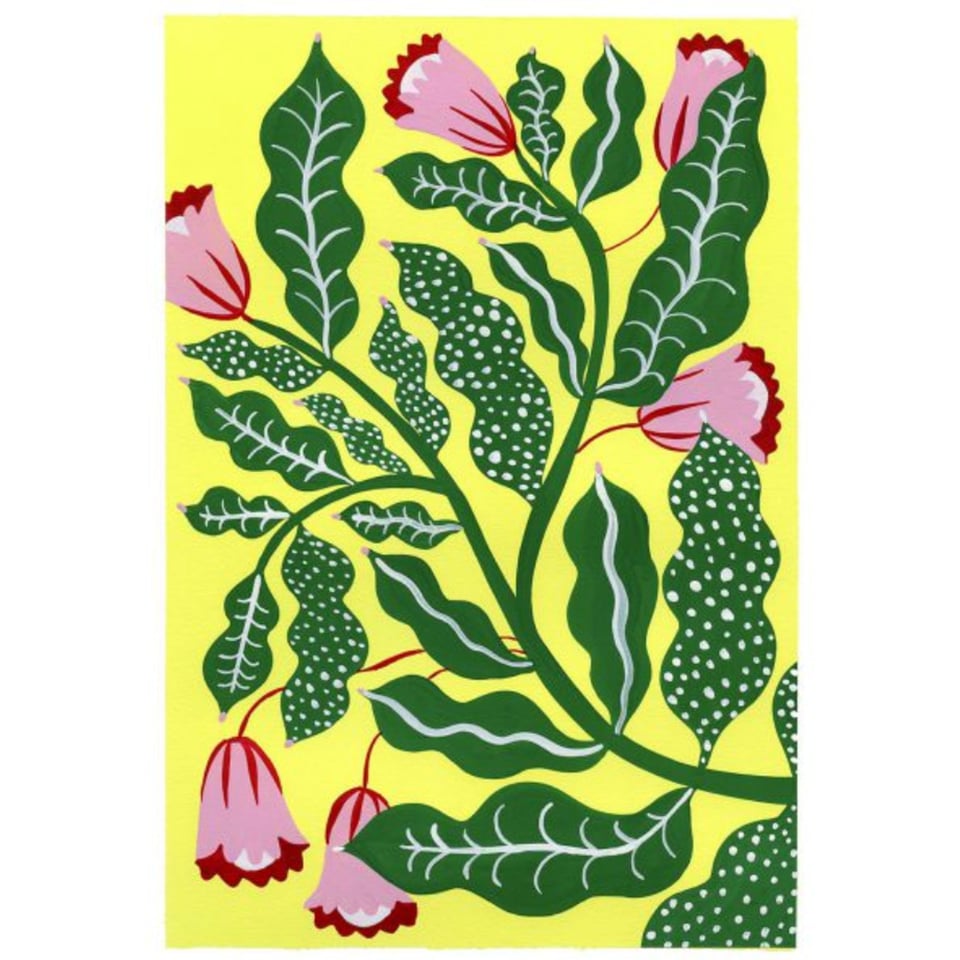Print Green Plants 30x42