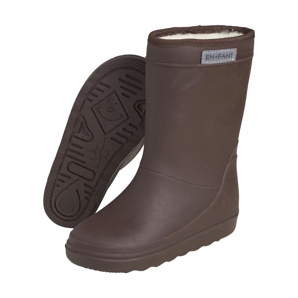 Enfant Thermo Boots Solid Coffee Bean