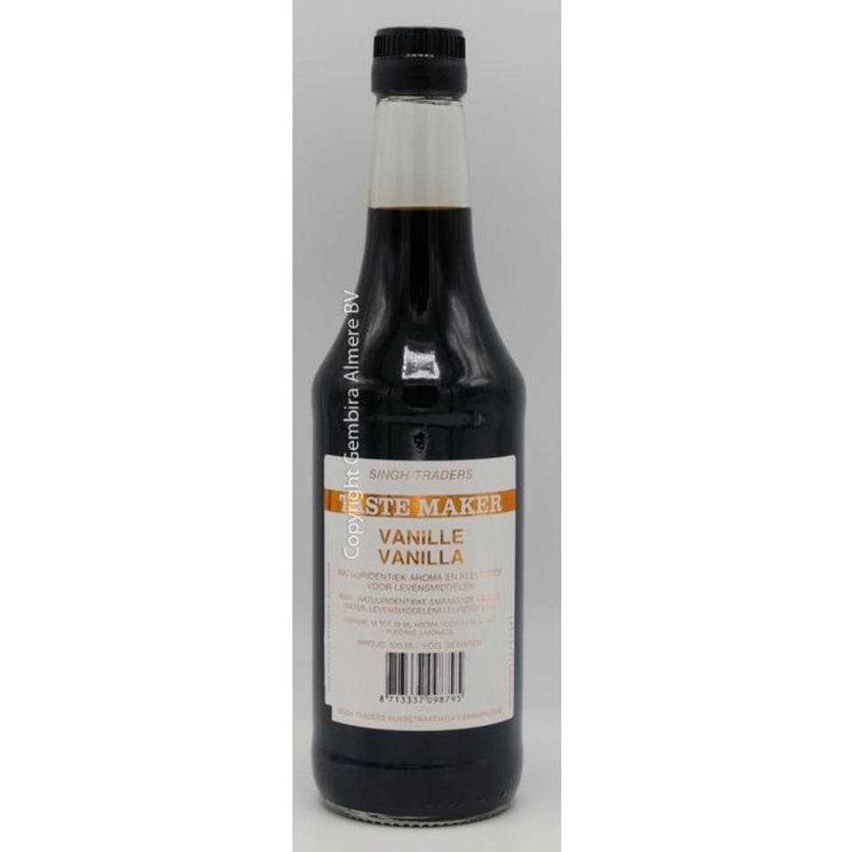 Vanille Essence Zwart 500 Ml Singh Taste Makers