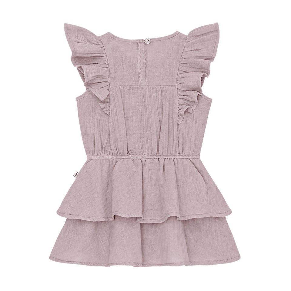 House of Jamie Sleeveless Ruffled Dress Rose Lilac