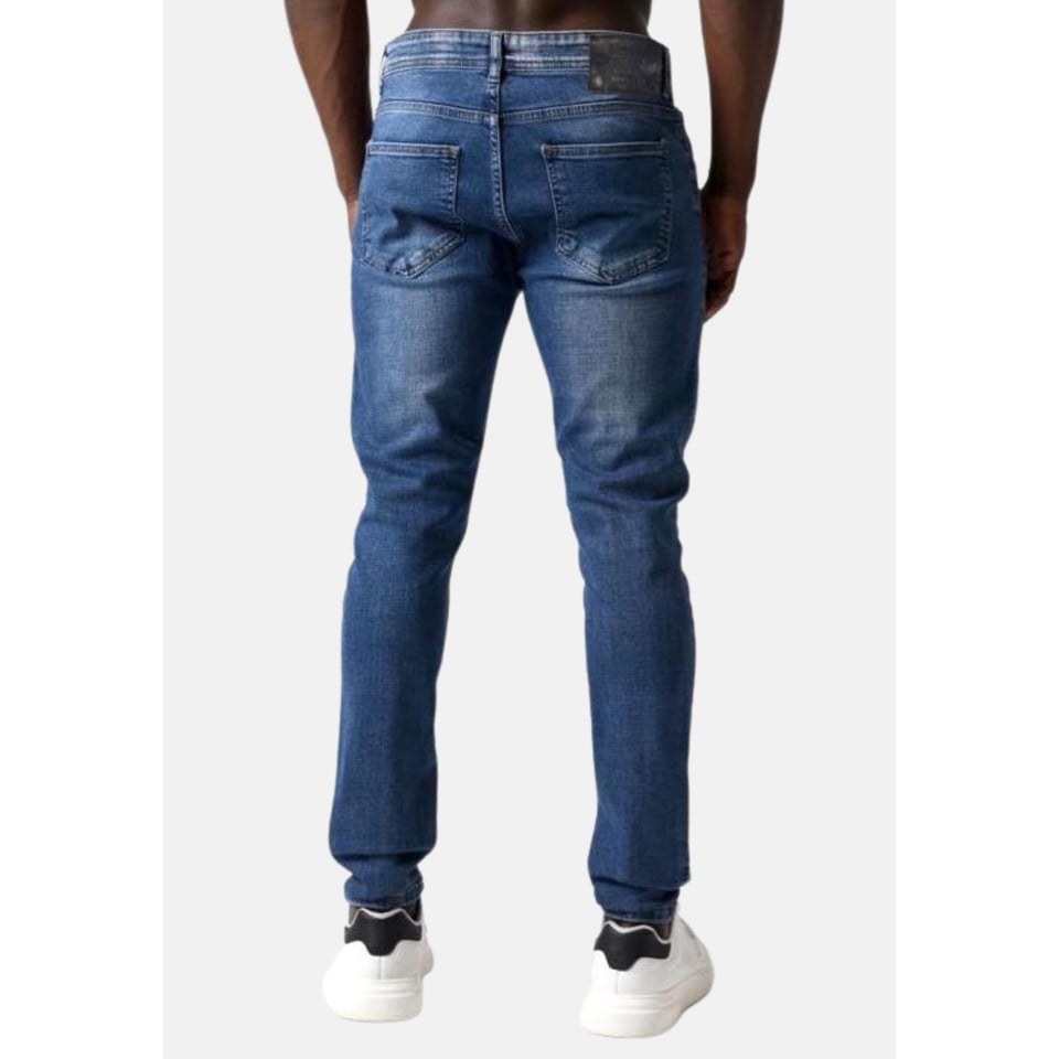 Klassieke Heren Jeans Slim Fit - DC-018 - Blauw