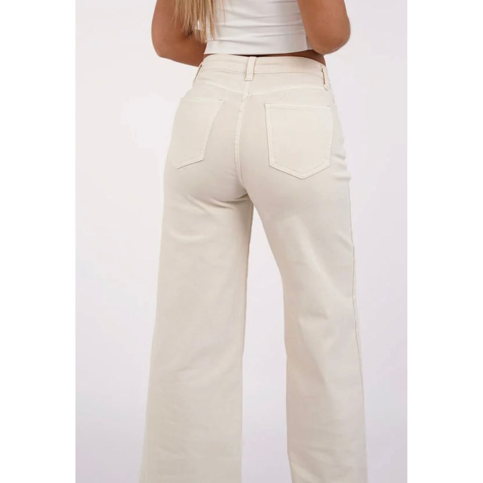 Musthave Jeans - Cream - Straight fit