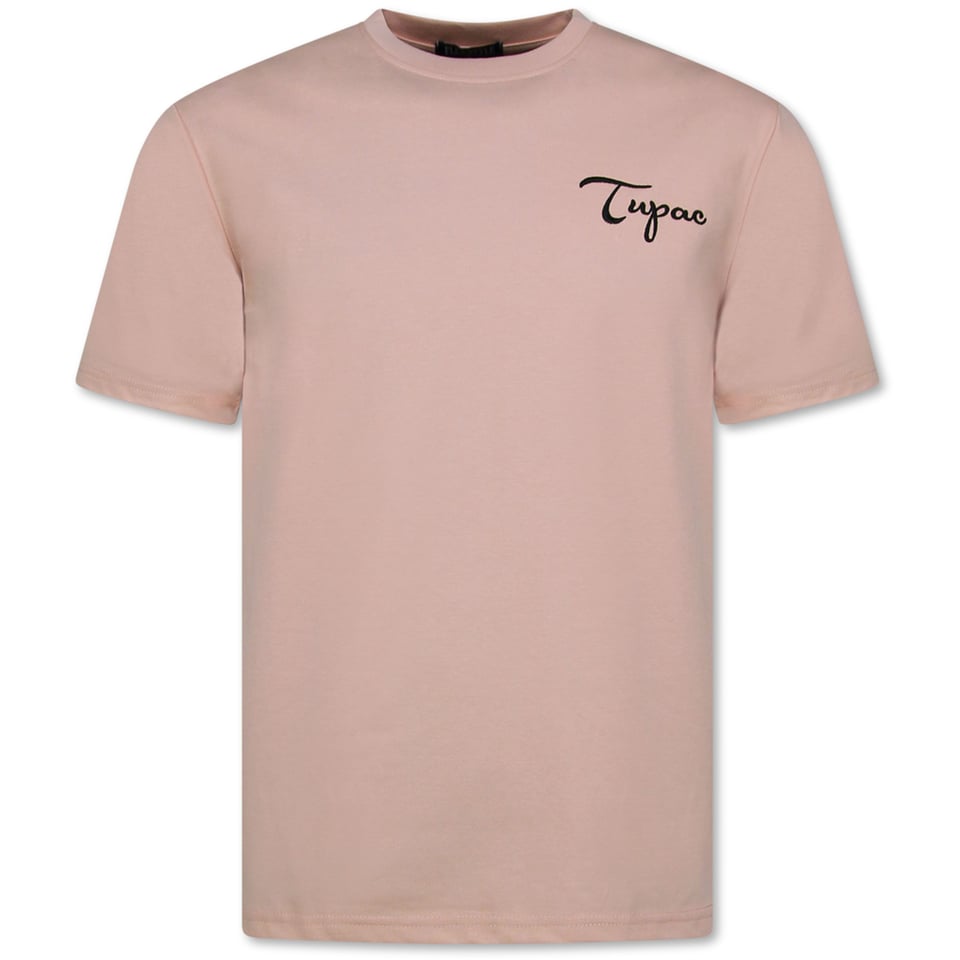 Tupac Shirt - T Shirt Heren Met Print - Oversized T Shirt Heren - Funny Shirt - 697 - Roze