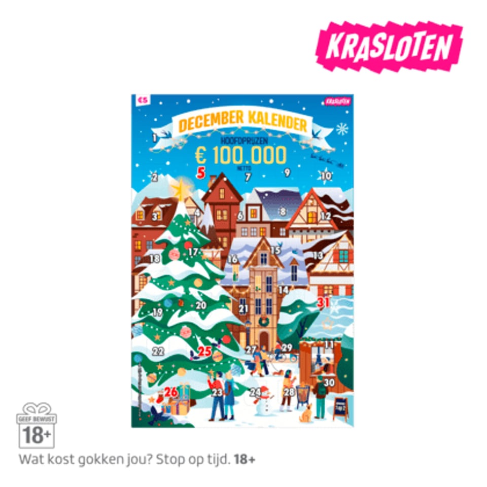 Krasloten December Kalender