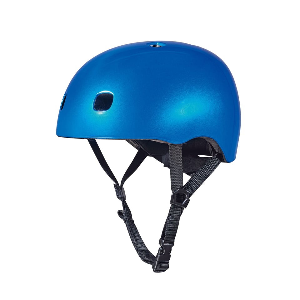 Micro PC Helm Deluxe Blauw Metallic