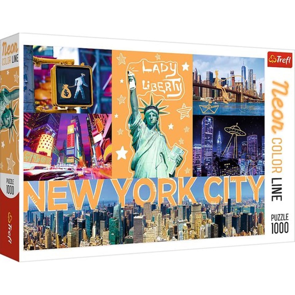 Puzzel Neon New York 1000 Stukjes