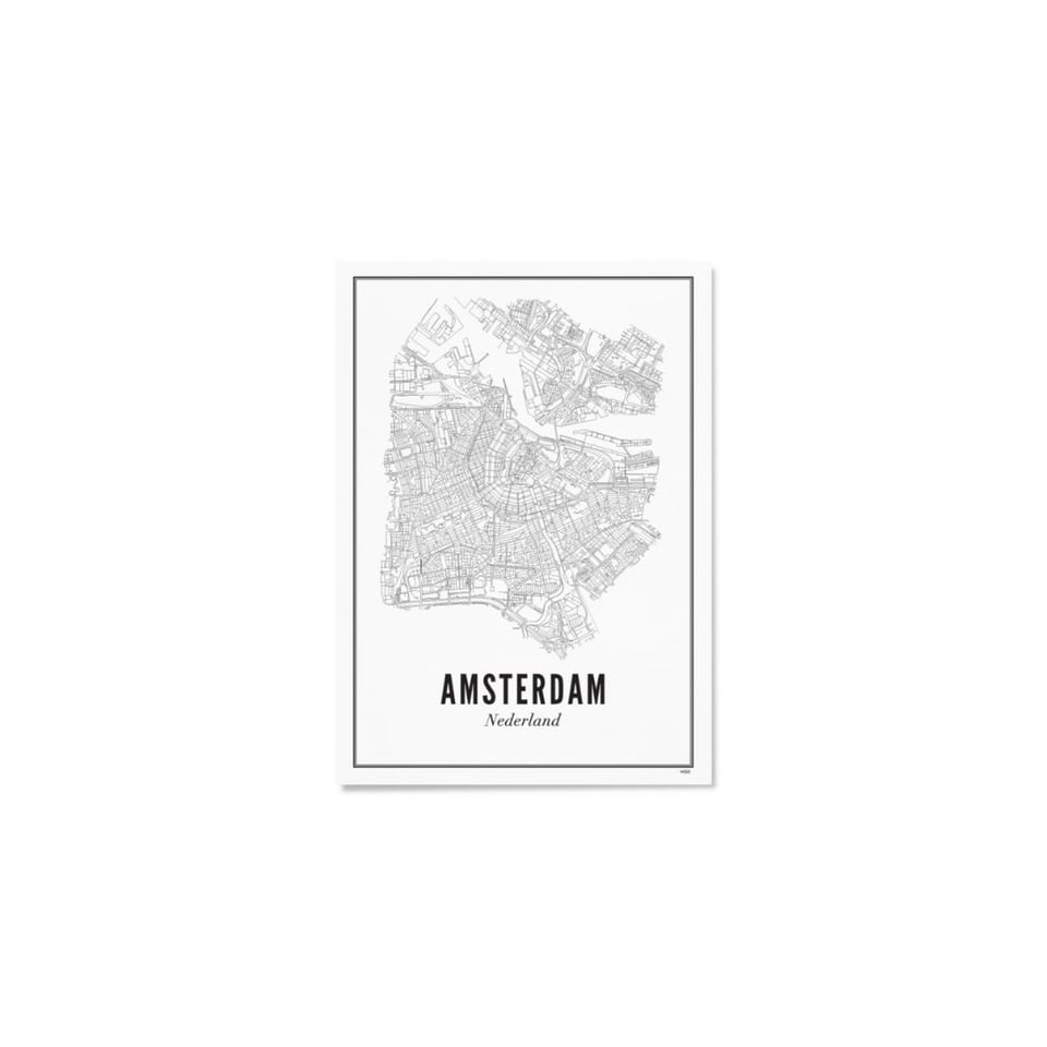 Postkaart Amsterdam - Stad