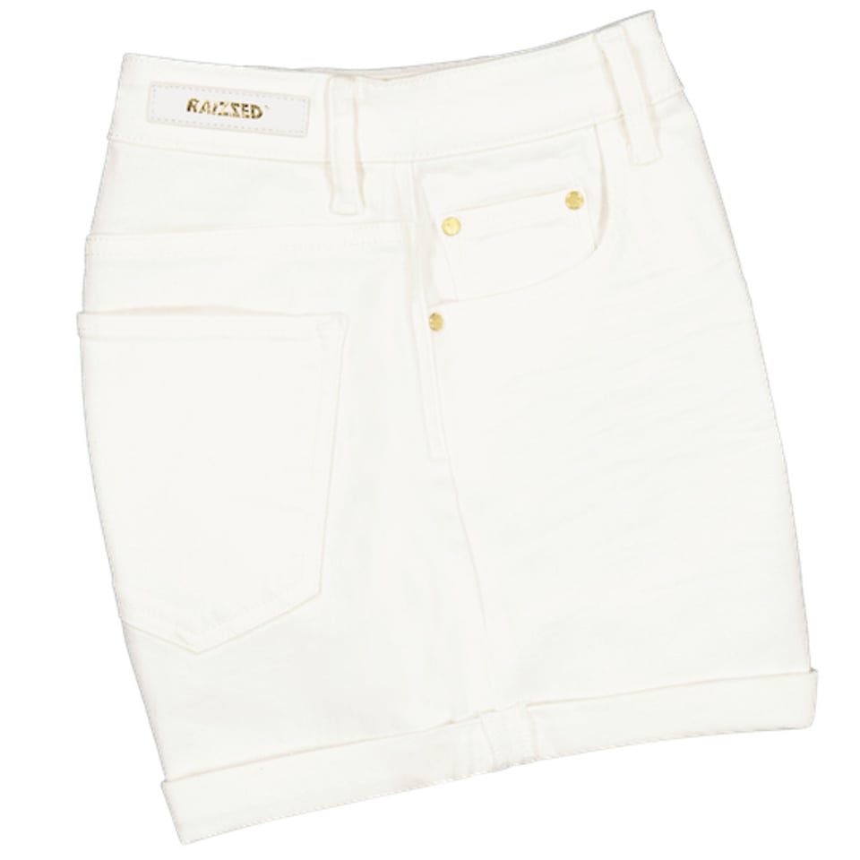 RAIZZED Fauna witte denim shorts