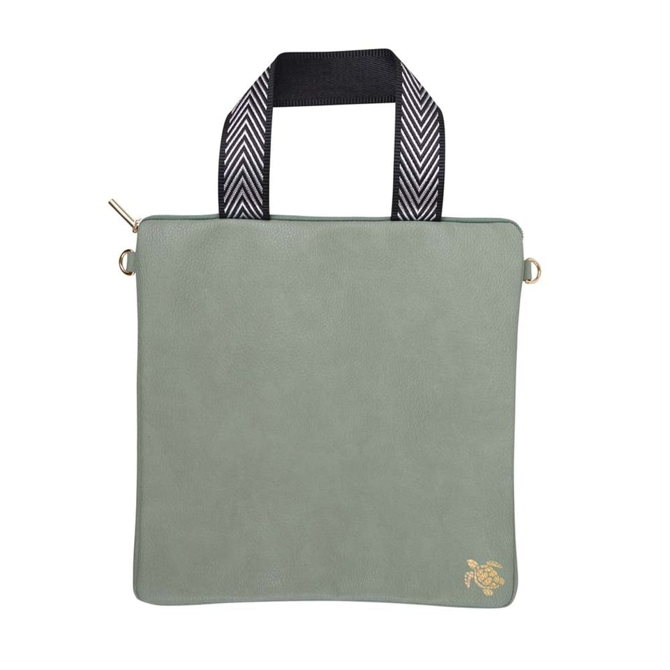 Vegan Crossover Bag Green Turtle