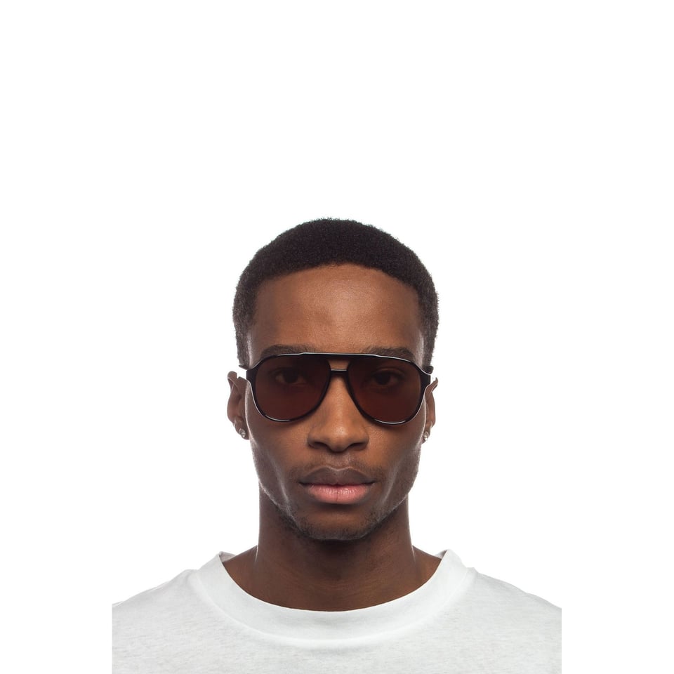 Le Specs Tragic Magic Sunglasses - Black Polarized