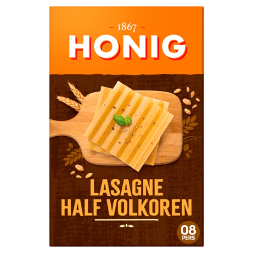 Honig Lasagnebladen Half Volkoren