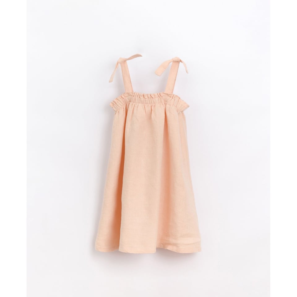 Play Up - Dress in linen  Basketry