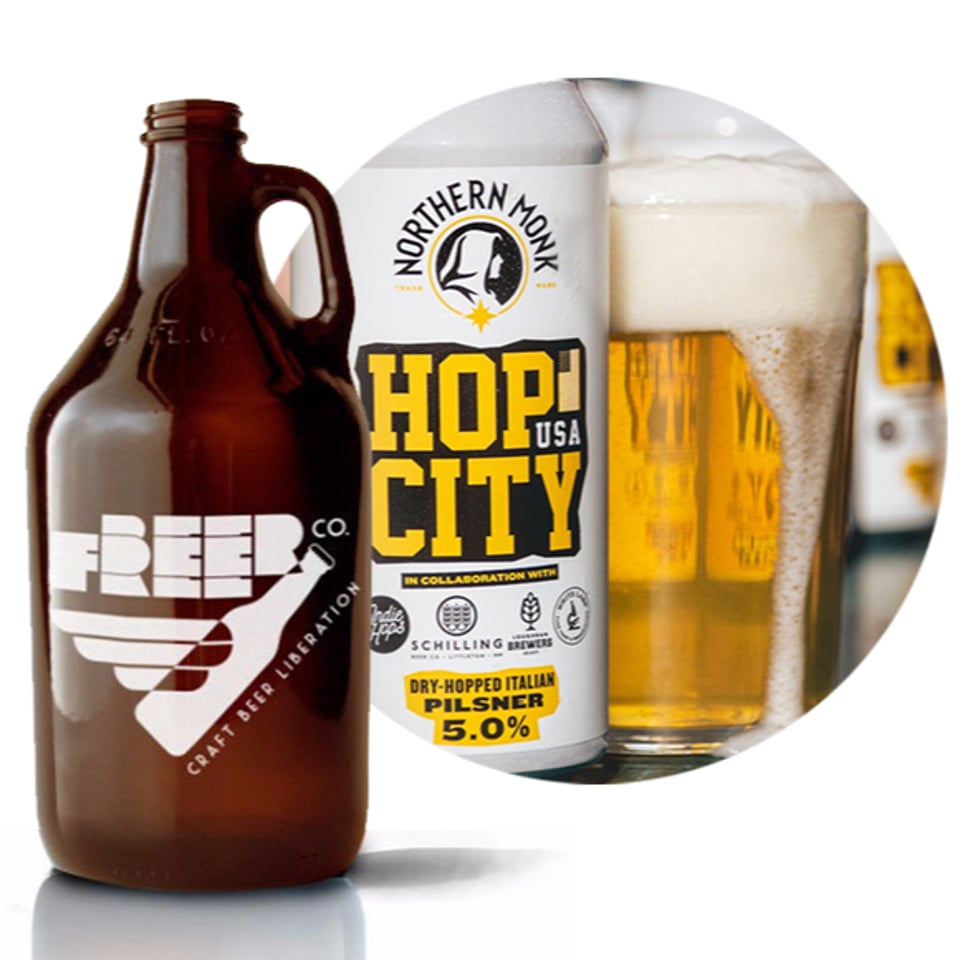 Dry Hopped Italian Pilsner - HOP CITY USA 