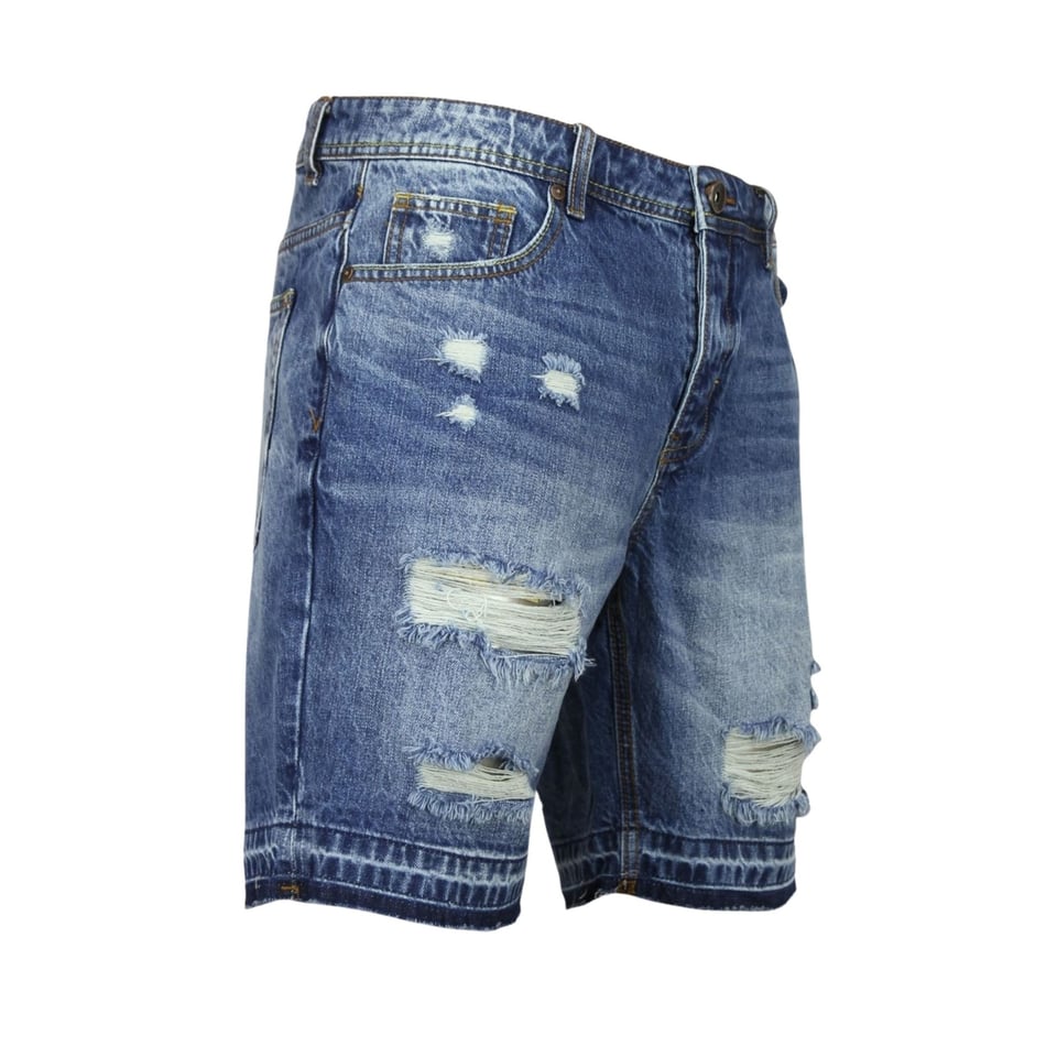 Korte Spijkerbroek Mannen - Shorts Heren Sale - J965 - Blauw