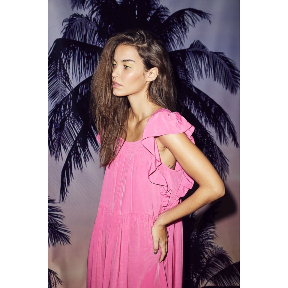 Co'Couture Sunrise Smock Dress - Pink