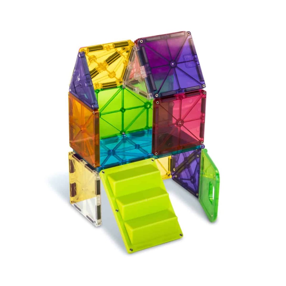Magna-Tiles Clear Colors 28 Stuks House Set