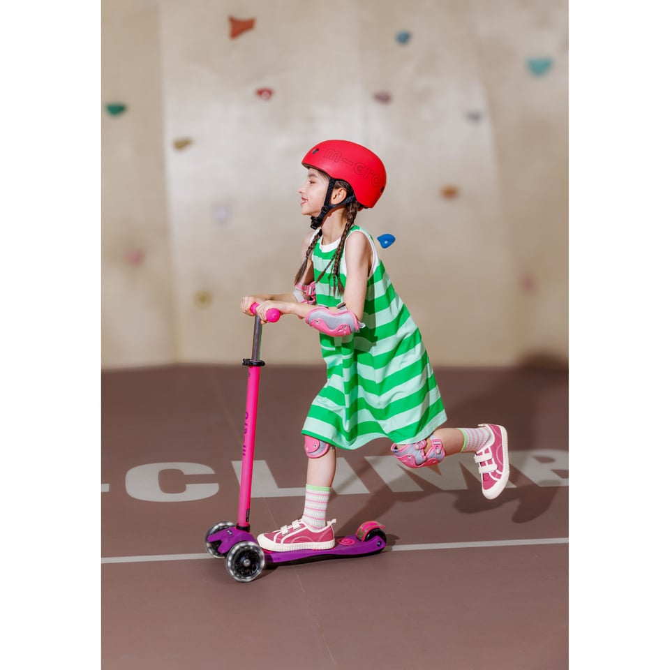 Maxi Micro Step Deluxe LED Paars Roze Neon