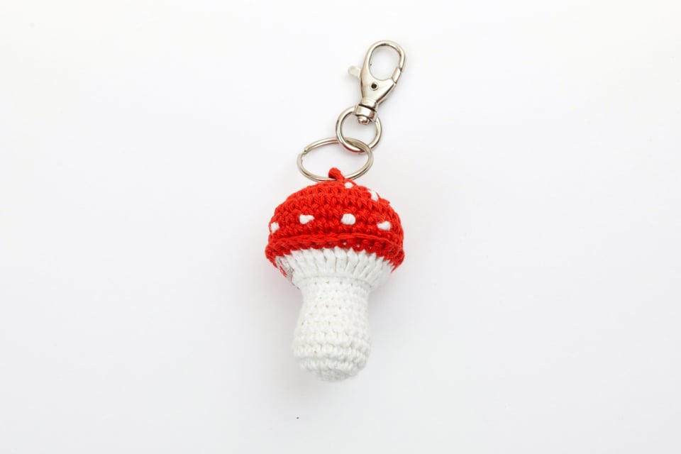 Mushroom Keychain