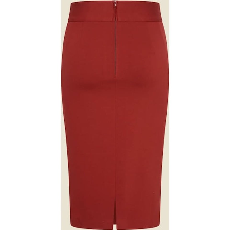 VERY CHERRY Pencil Skirt Red