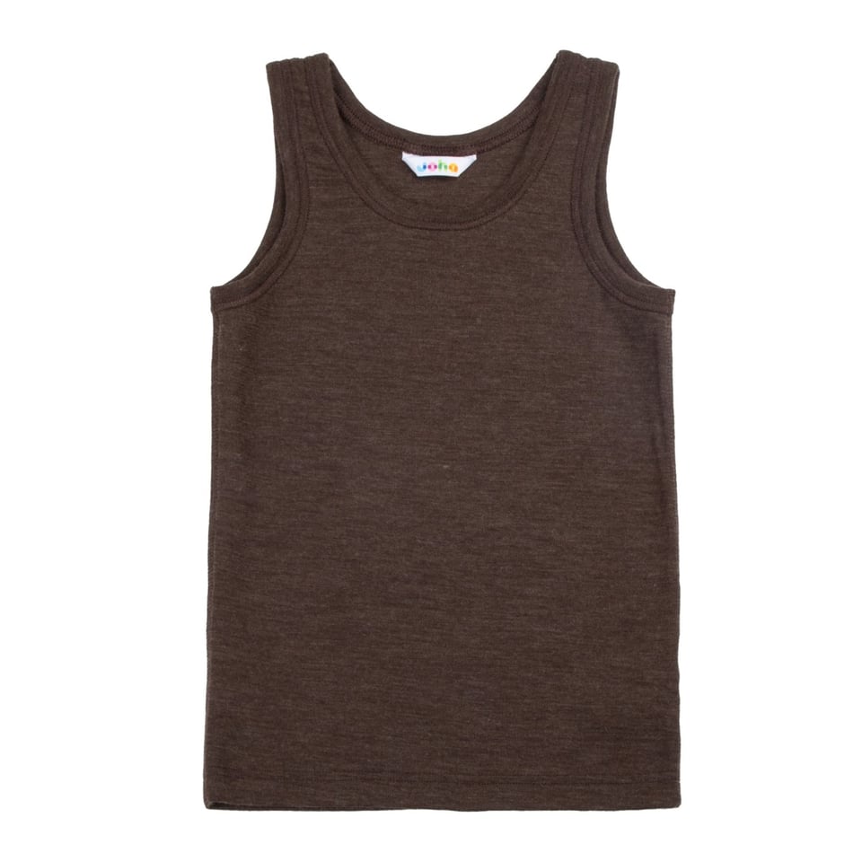 Wollen Hemd-Bruin (Joha Outlet)