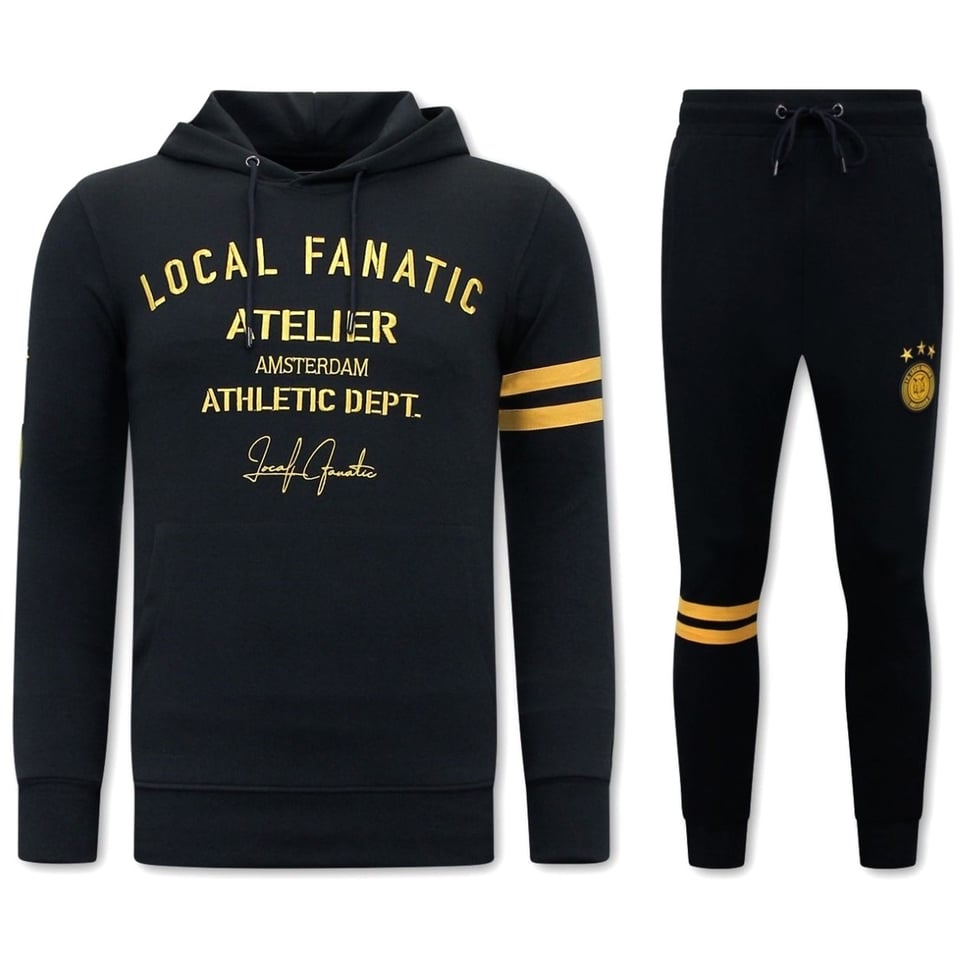 Heren Trainingspak - Athletic Dept. - Blauw / Gold