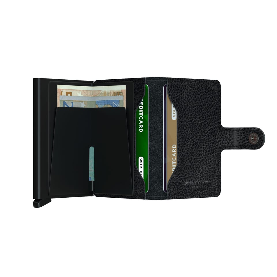 SECRID Miniwallet Veg Zwart