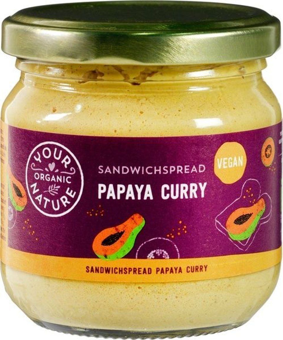 YOUR ORGANIC NATURE Sandwichspread Papaya-Curry