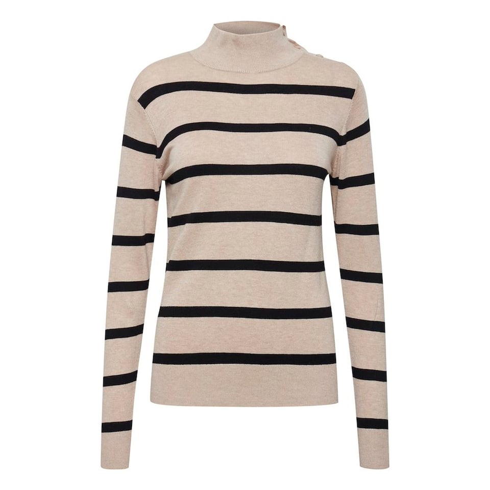 Classic striped Pull Black & Cream