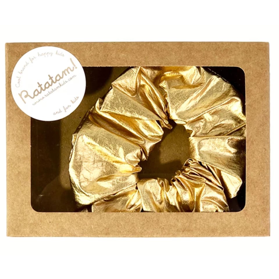 Metallic Scrunchy - Gold