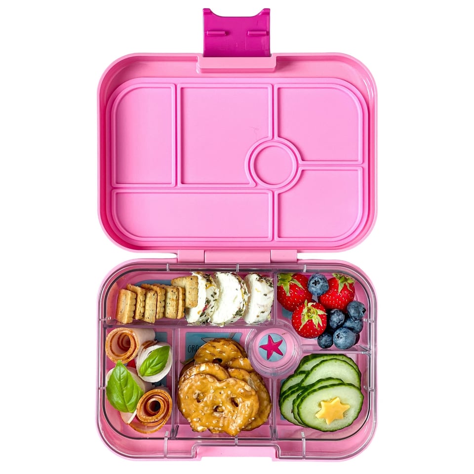 Yumbox Original 6 Vakken Power Pink / Mermaid - Roze