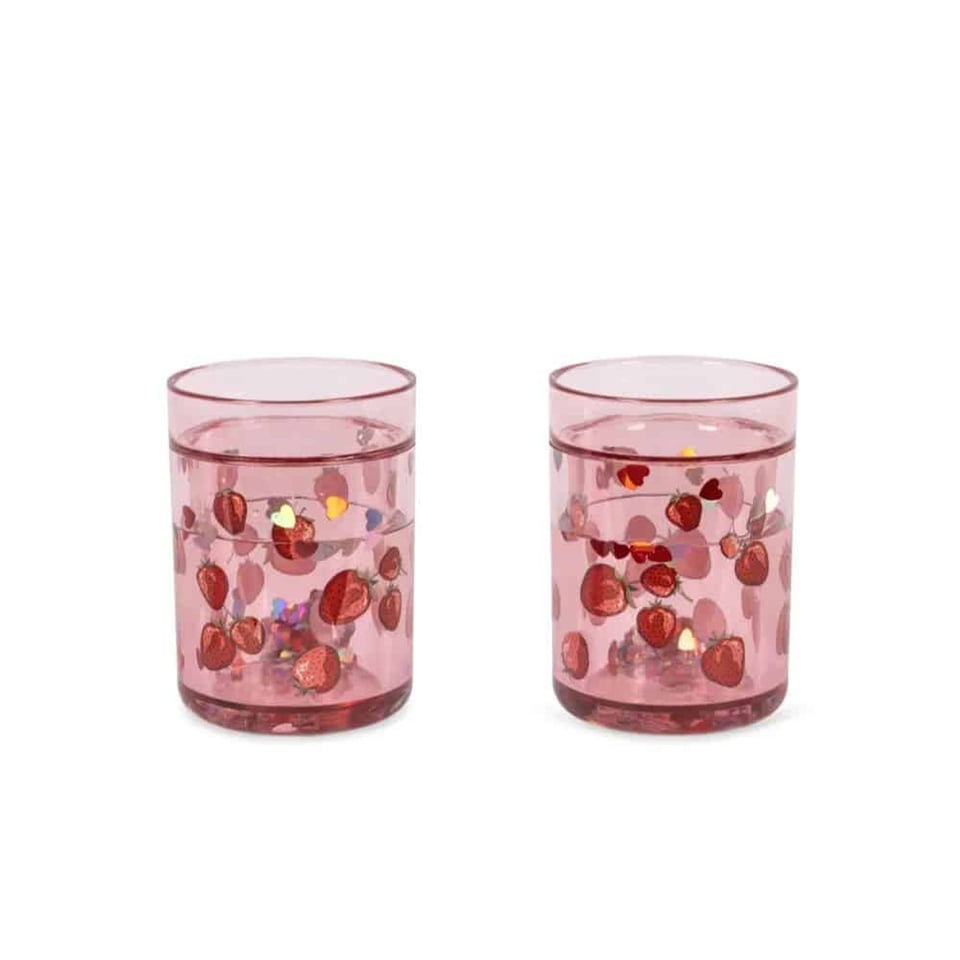 Konges Sløjd 2 Pack Glitter Cups Fragola