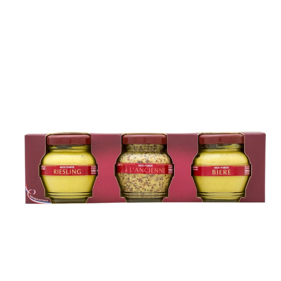 Coffret Trio des Moutardes - Terroir 3x55g