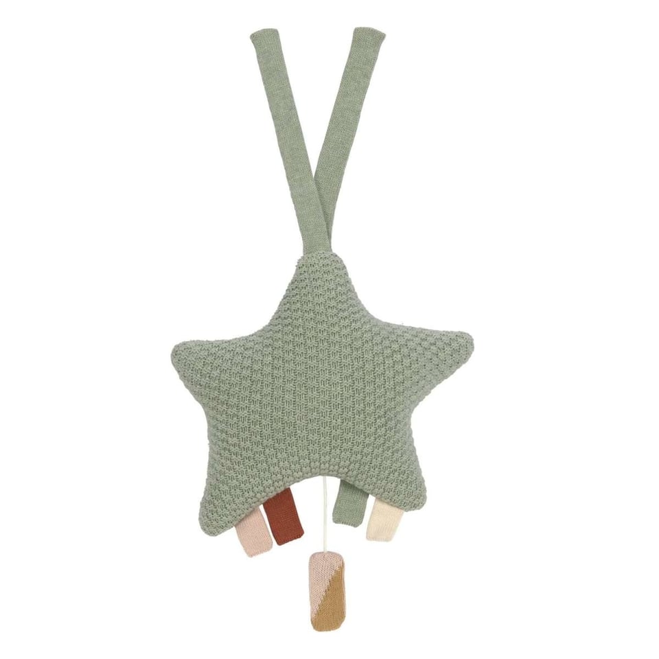 Knitted Musical Star Green