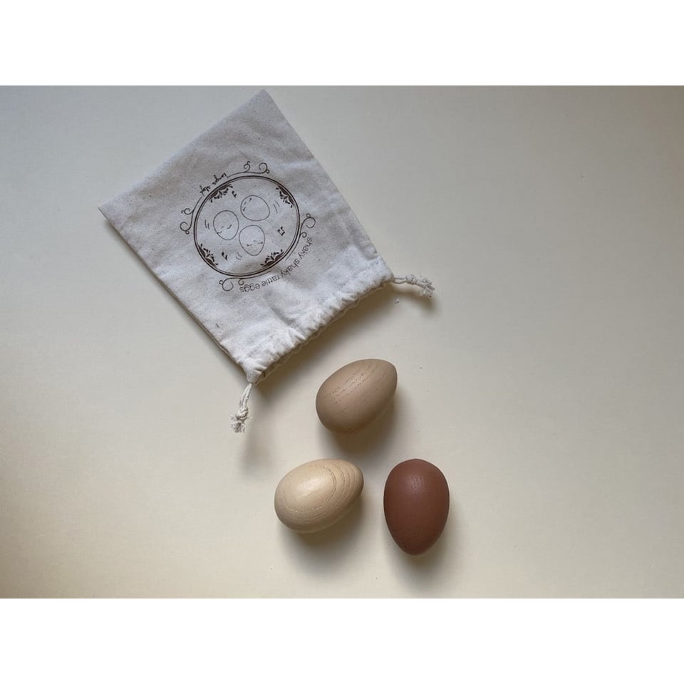 Konges Sløjd Rattle Eggs Neutral